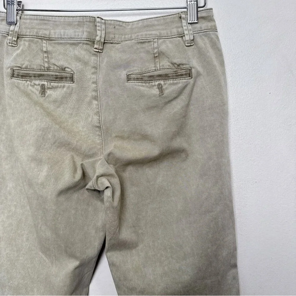 Anthropologie Womens 26 Relaxed Chino Pants In Khaki Color - Picture 13 of 15